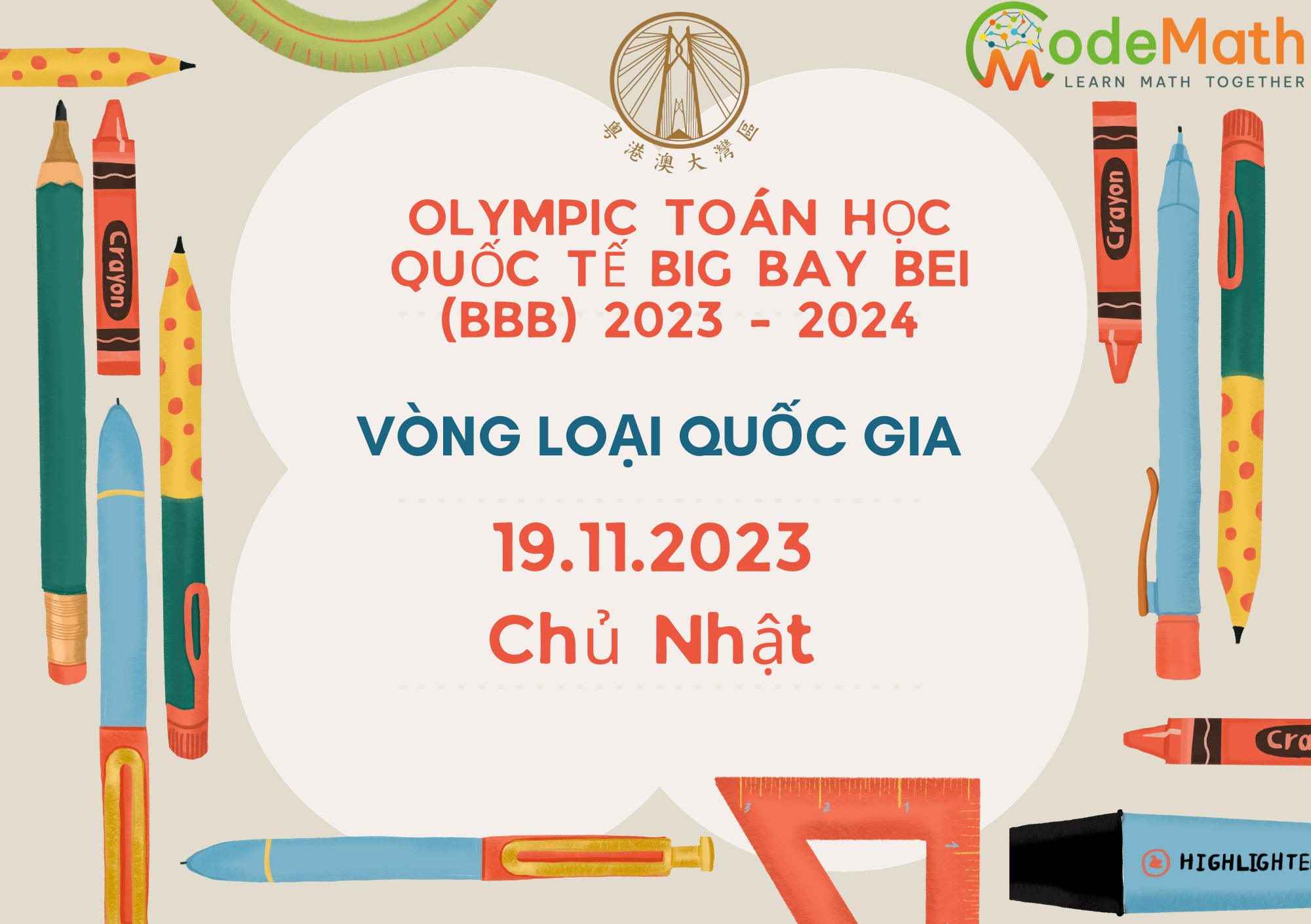 OLYMPIC TOÁN HỌC QUỐC TẾ BIG BAY BEI (BBB) 2023 – 2024