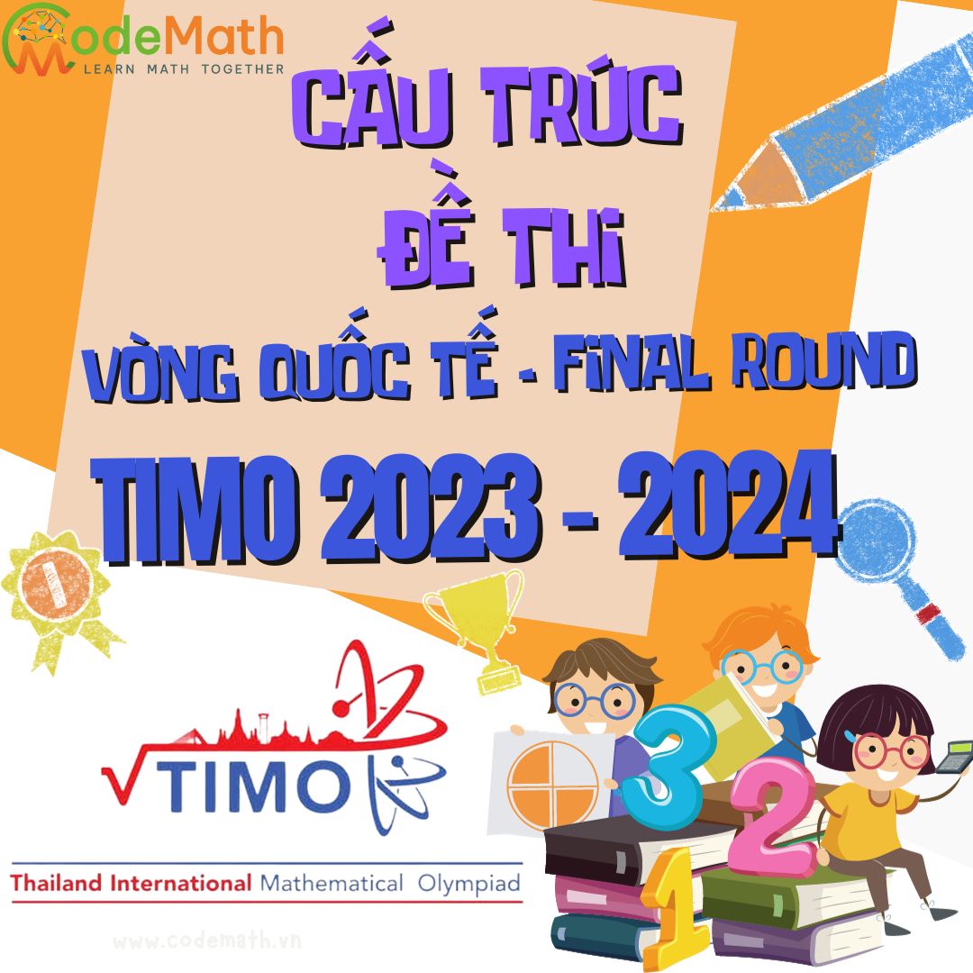 CẤU TRÚC ĐỀ THI VÒNG QUỐC TẾ TIMO 2023 – 2024